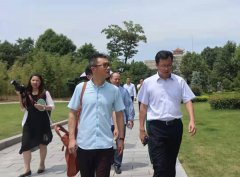 浦东水务和长桥山庄向导考察福寿园和威廉希尔williamhill集团